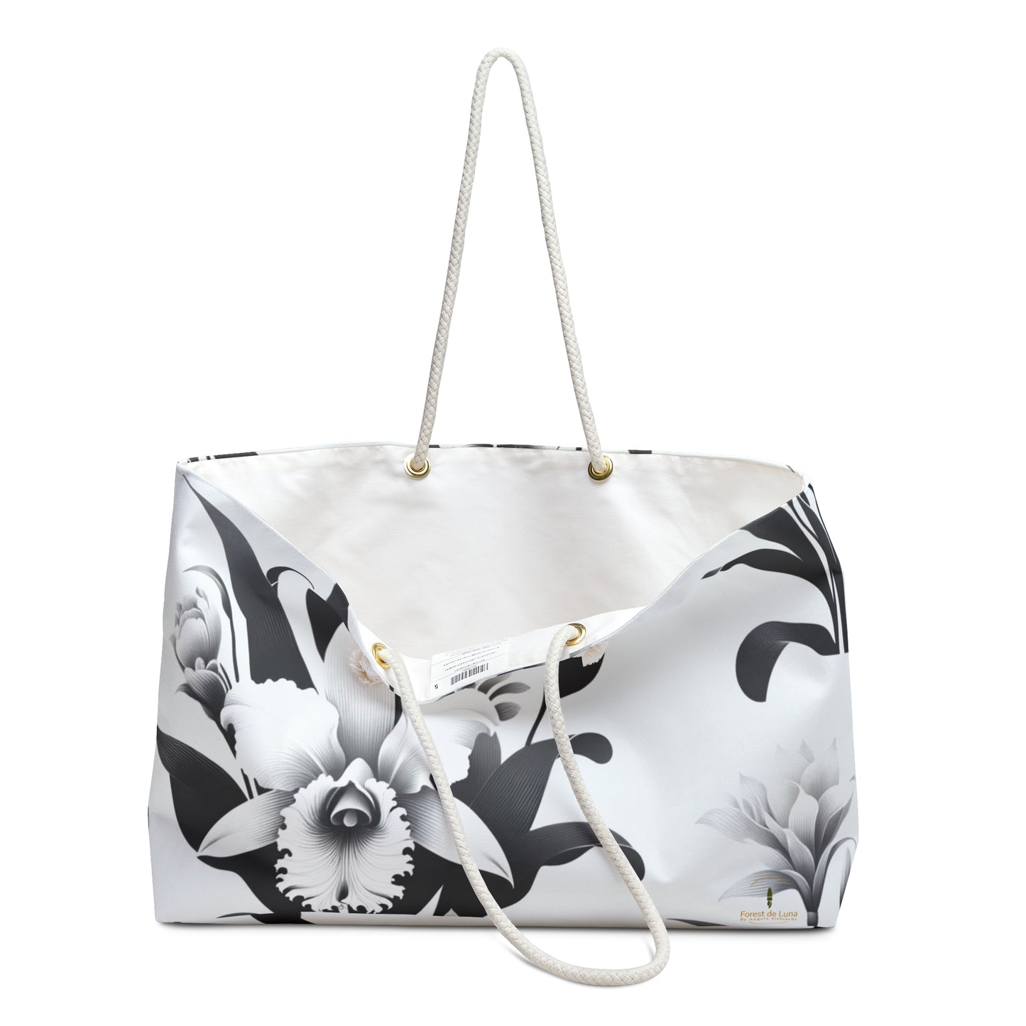 Colombian Orchid - Inspired Abstract Weekender / Beach Bag by Forest De Luna