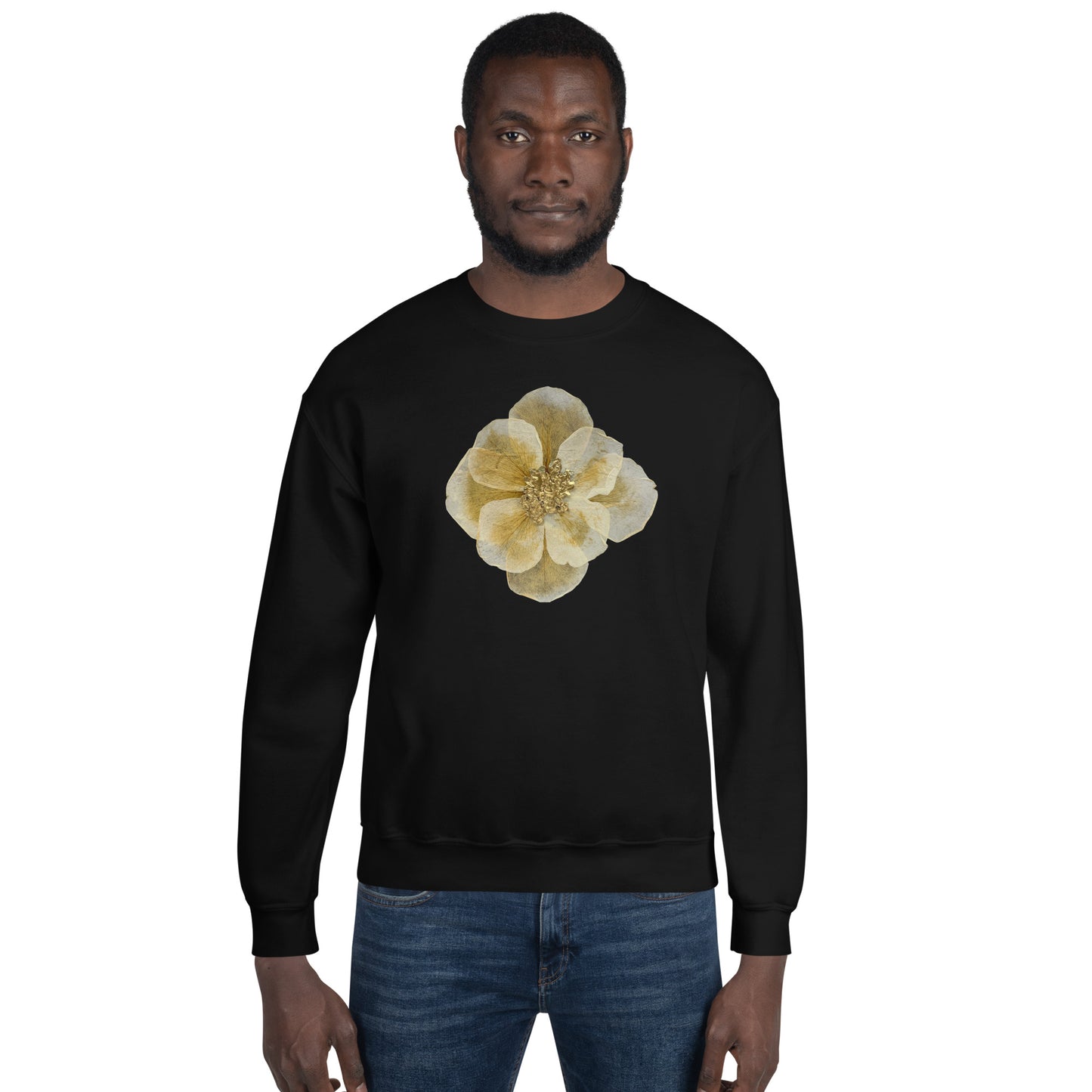 Embrace Artistic Expression with Comfort: Eco-Friendly Unisex Art Crewneck Sweatshirt