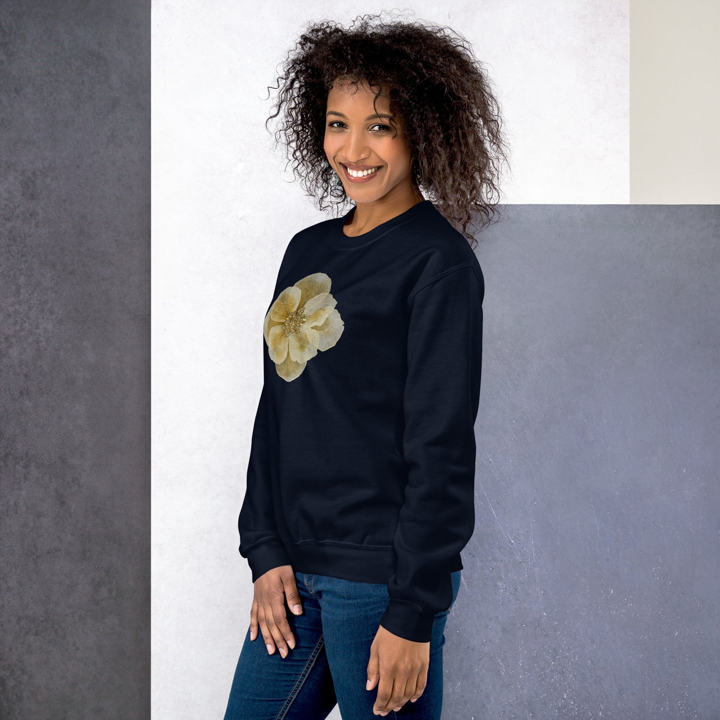 Embrace Artistic Expression with Comfort: Eco-Friendly Unisex Art Crewneck Sweatshirt