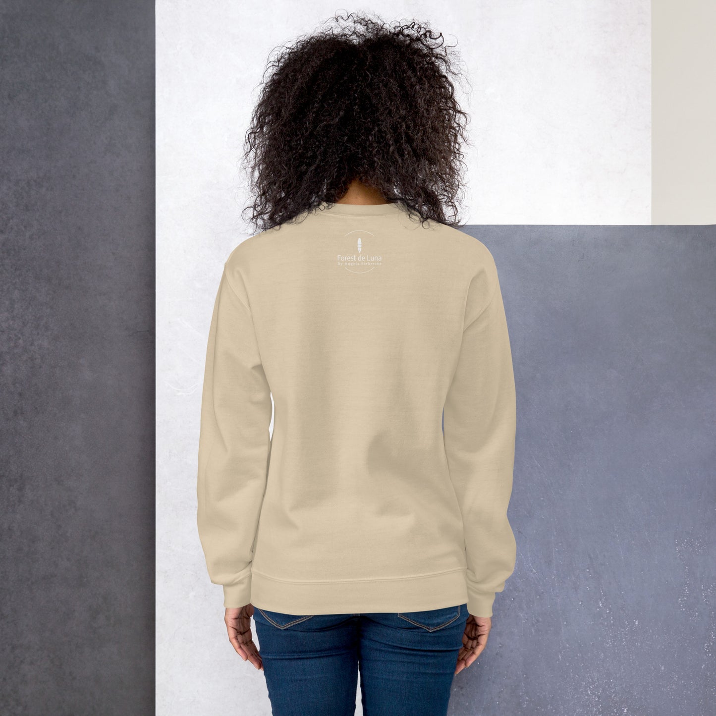 Embrace Artistic Expression with Comfort: Eco-Friendly Unisex Art Crewneck Sweatshirt